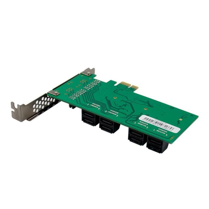 8 Ports PCIe Sata Controller Internal Expansion Card PCI-E to Sata 3.0 Adapter