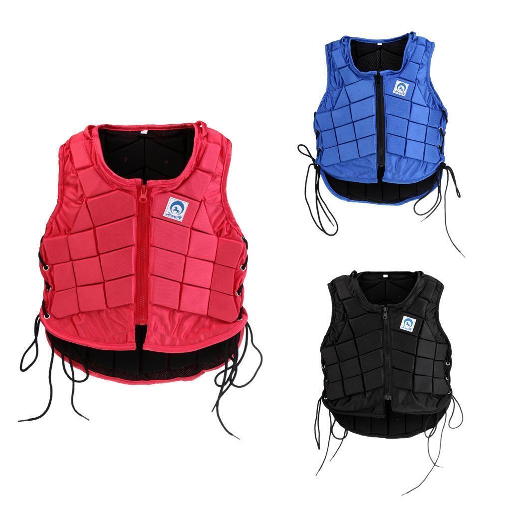 2 Pieces Horse Riding Vest Equestrian Vest Body Protector Protective Gear