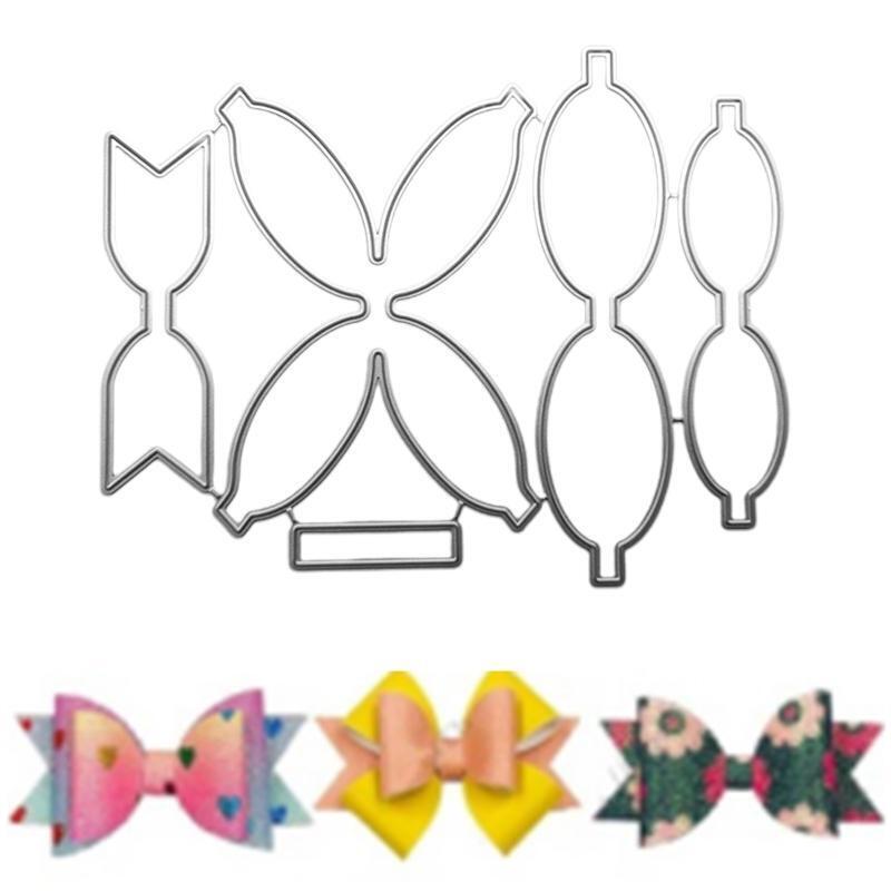 Hair Bow Cutting Dies Embossing Die Cuts for DIY Scrapbooking Album Decor