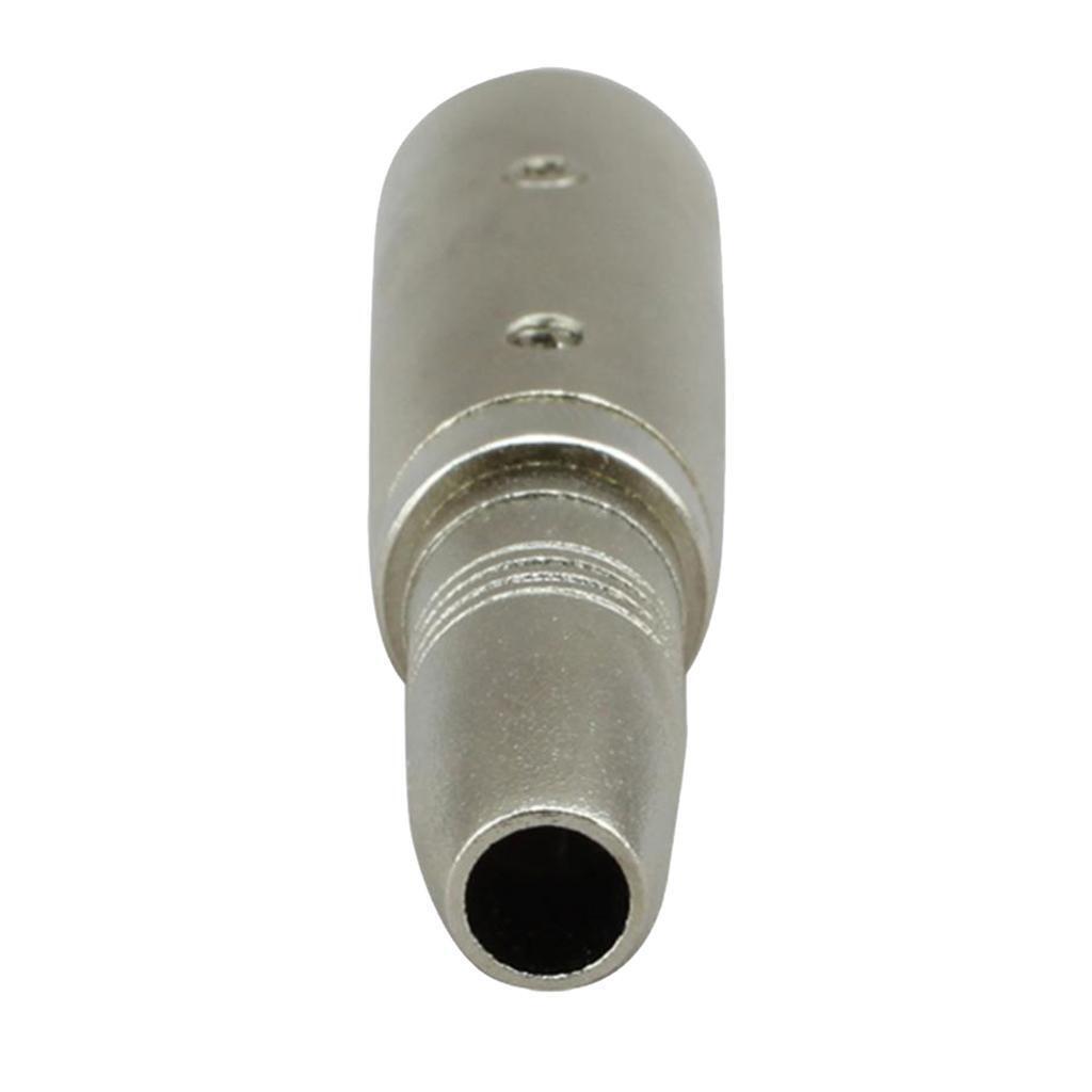 3 Pin XLR Male to 1/4" 6.35mm Mono Female Jack Audio Cable Mic DJ PA Adapter