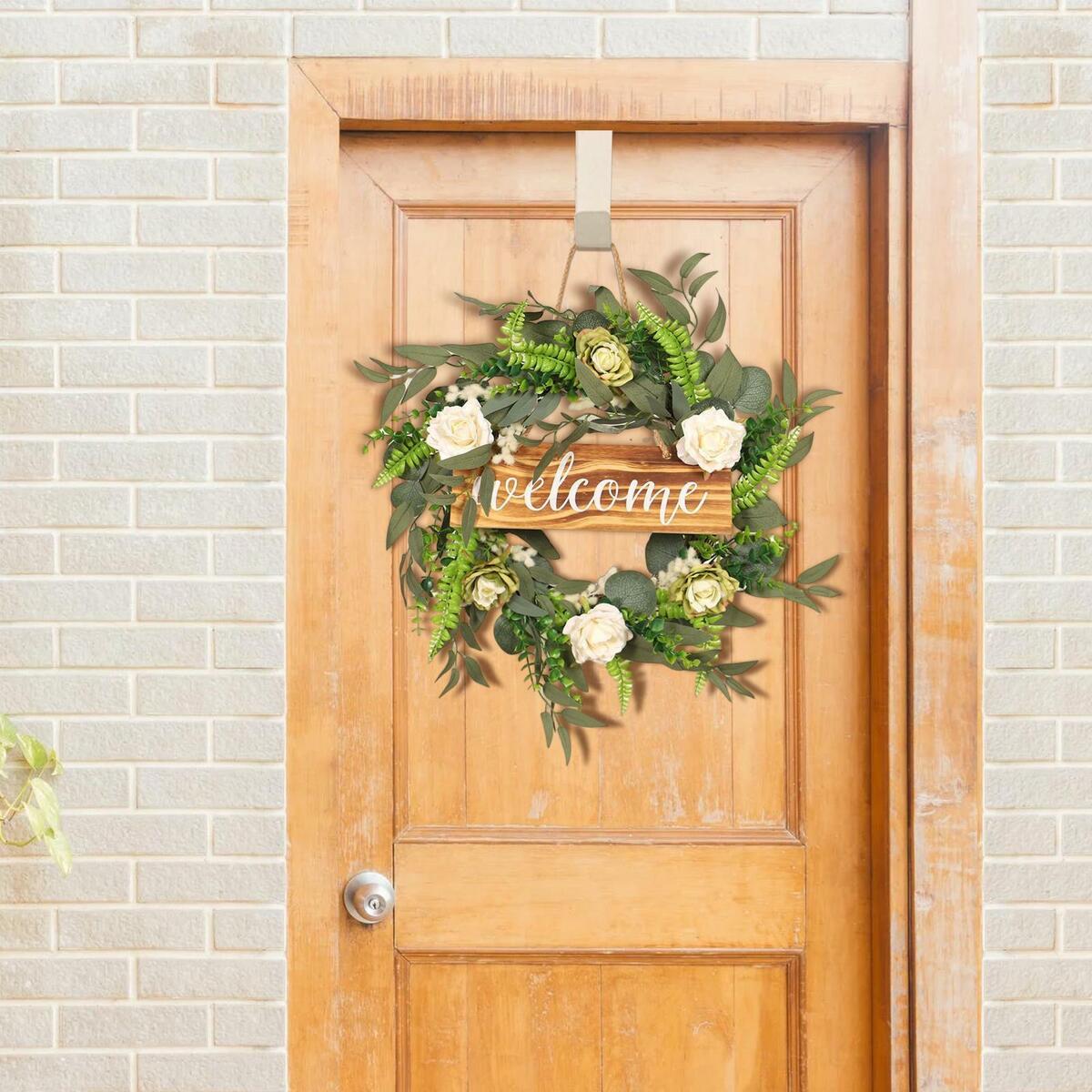 18inch  Wreath Farmhouse Garland Front  Hanging  Decor