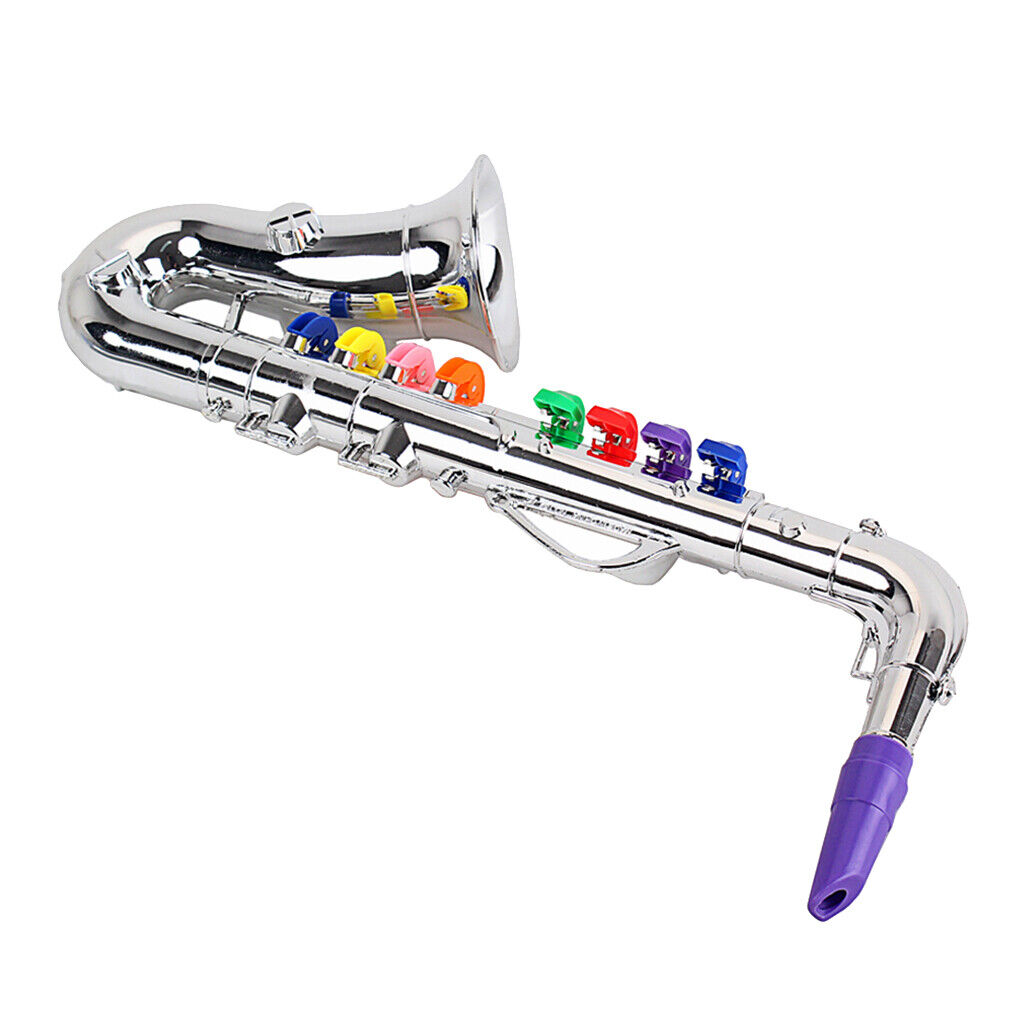Musical Wind Instrument  Saxophone Sax With Colored , for