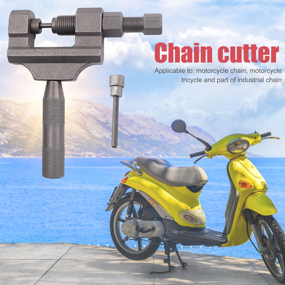 Motorcycle Chain Breaker Link Removal Splitter Chain Cutter Riveting Tool