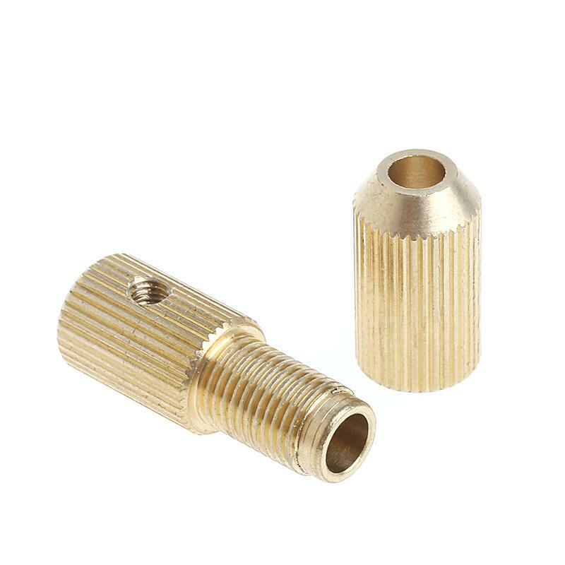 10Pcs 0.5-3.2mm Micro Twist Hand Drill Kit Chuck Electric Drill Bit Collet+2mm