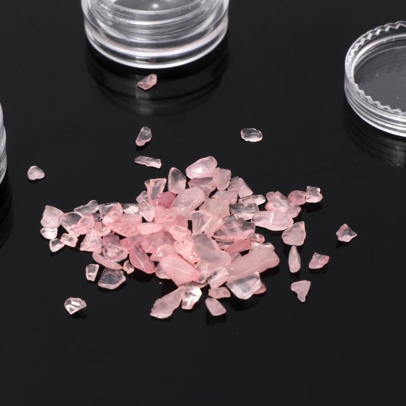 10Pcs Aquamarine Tumbled Chips Stone Healing Reiki Crystal Stone Jewelry Making
