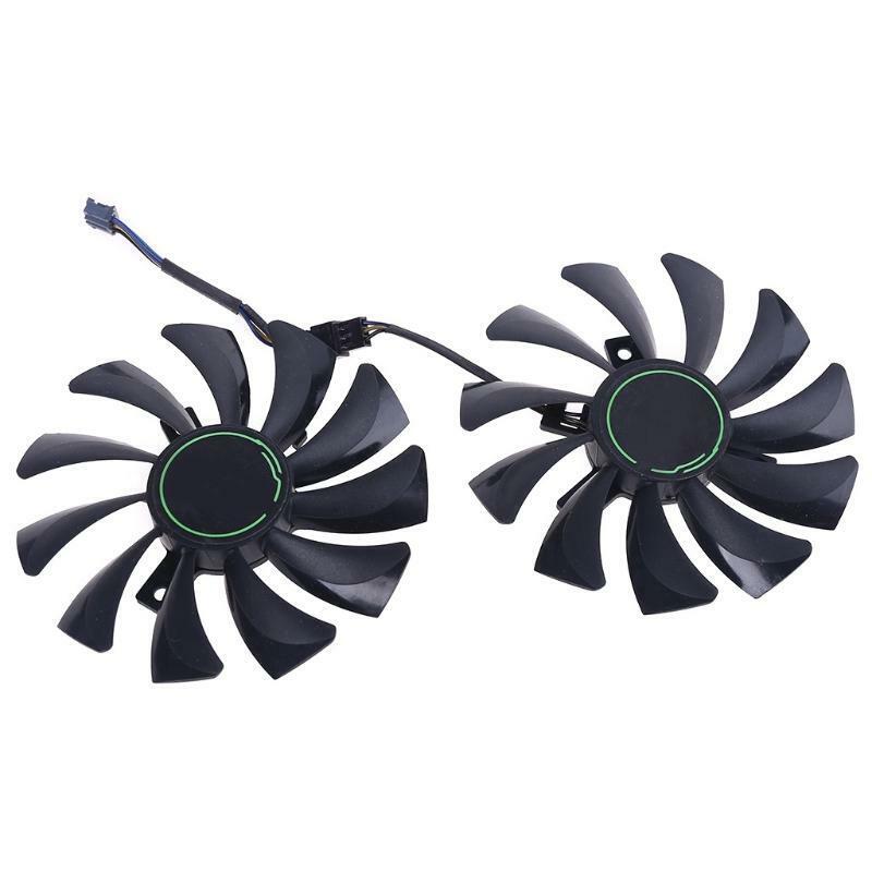 1 Pair HA9010H12F-Z 4Pin Cooler Fan Replacement for MSI GTX 1060 1660Ti RTX 2060