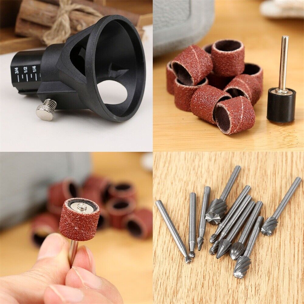 Grinder Accessory Metal Wood Plastic Polish Grinding Carving Rotary Tool Kit C6B