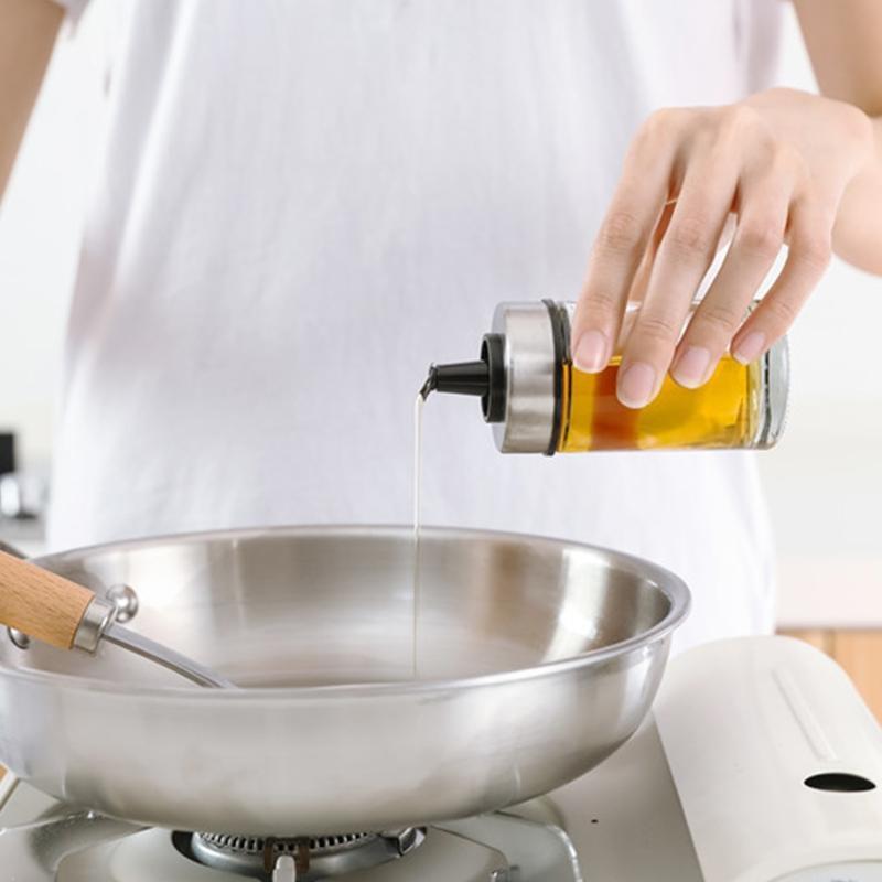 360° Rotation Spice Jar Holder with 6 Empty Bottle Salt Soy Sauce Dispenser Rack