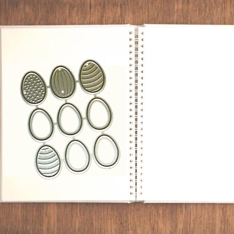 Cutting Dies Easter Eggs Embossing Dies Stamps for Card Making Decorative Craft