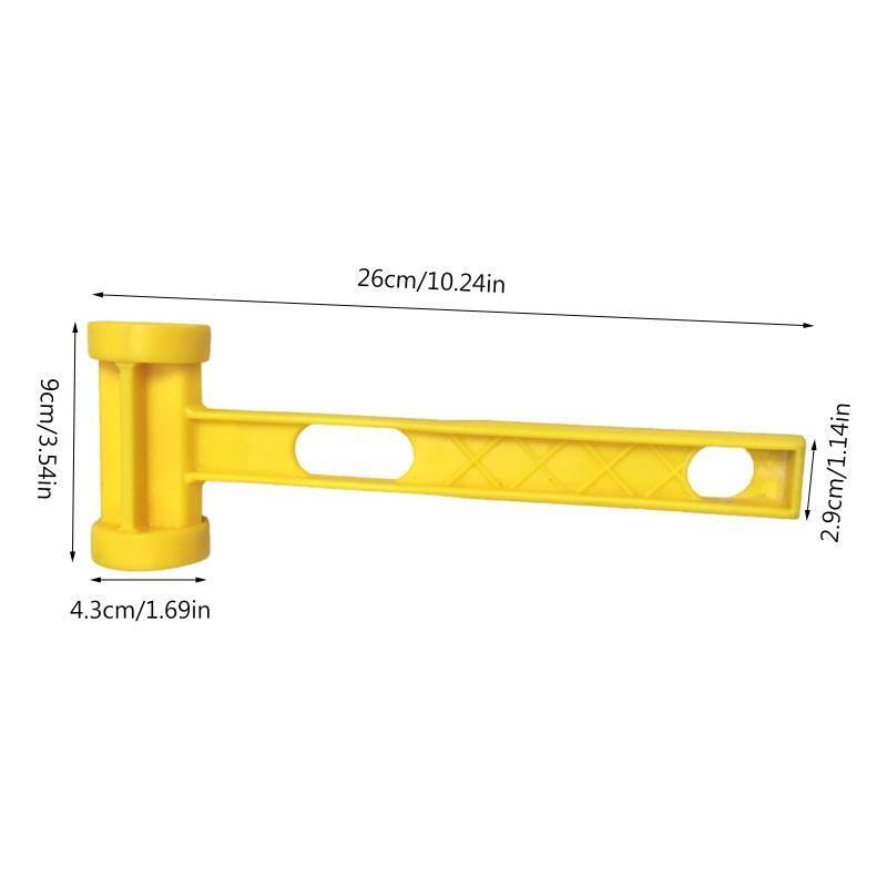 Camping Hammer Portable Hammer with Ergonomically Handle Outdoor Tent Peg Mallet
