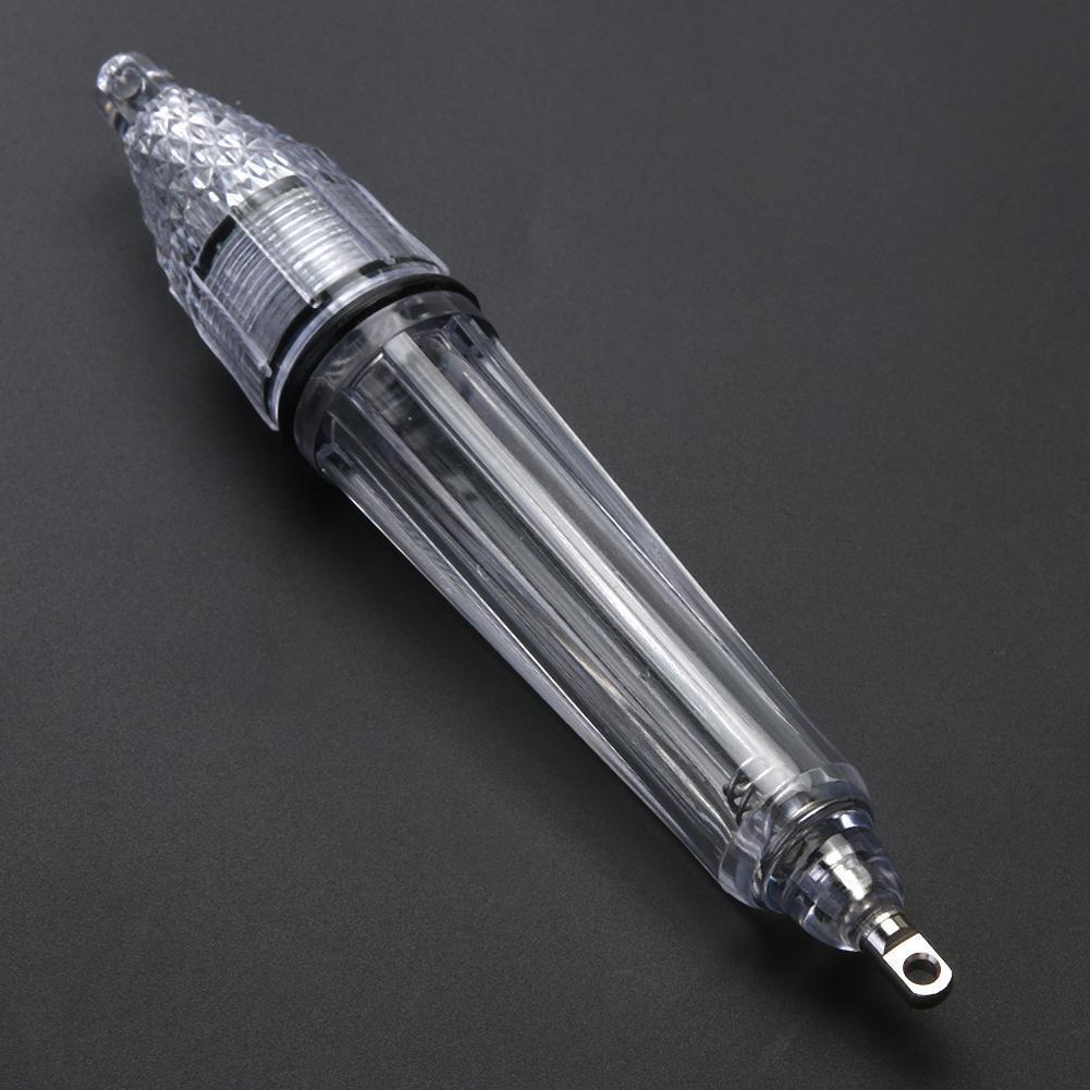 Underwater Fish Attracting Lure LED Fishing Flash Light(White Light)(17CM)