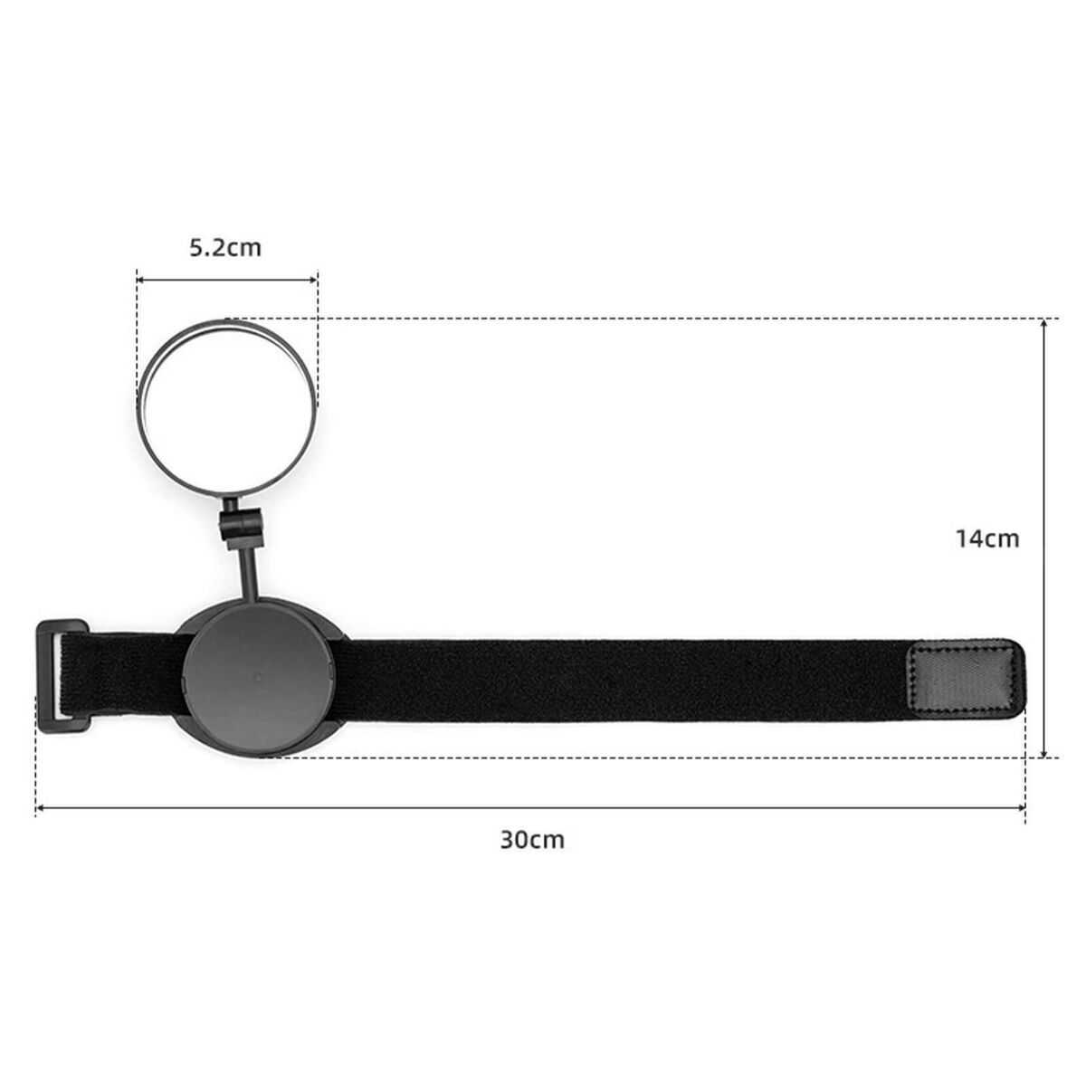 Sports Bicycle Rear View Mirror Back Mirror for Road Bike Bike Wrist Strap
