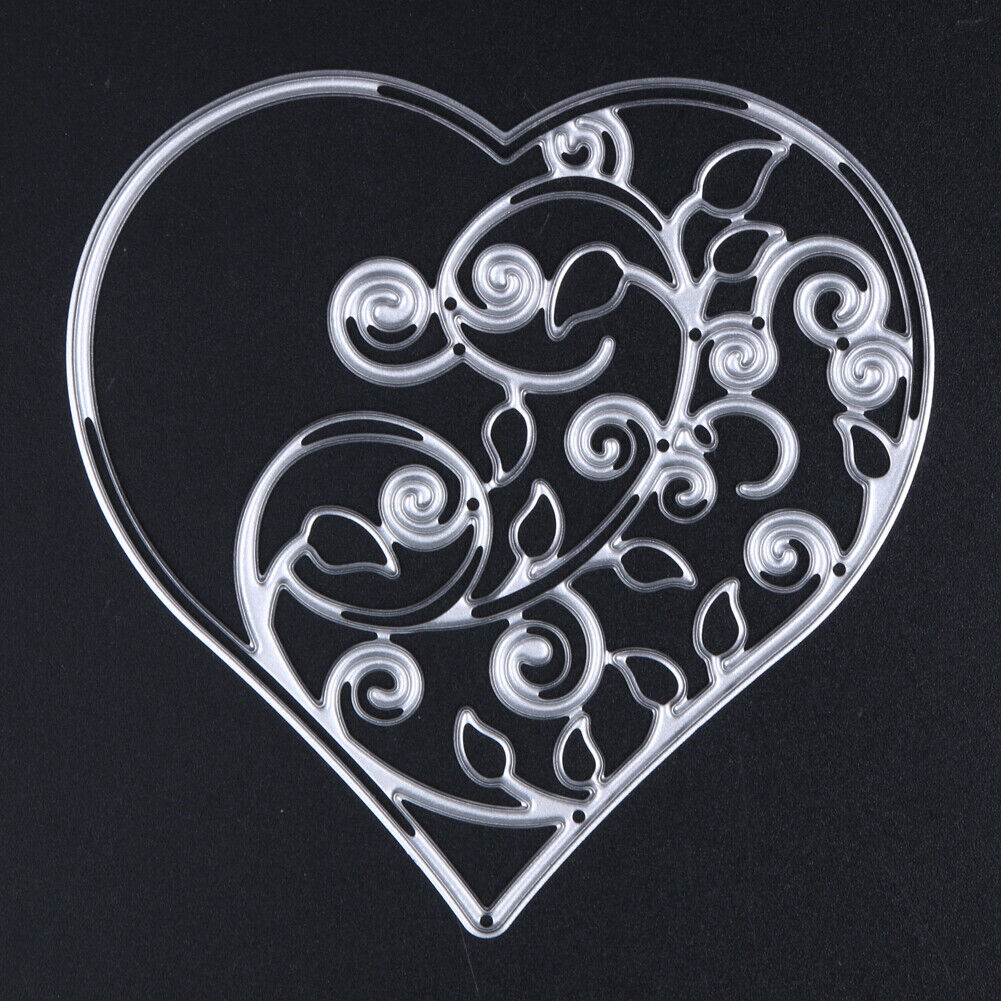 Hollow Out Heart Metal Cutting Dies Stencil for DIY Scrapbooking Paper Card