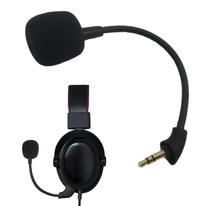 3.5mm Jack Microphone with Detachable Foam Cover for Hyper-x Cloud Mix