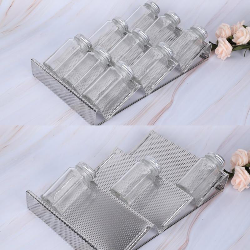 Stainless Steel Spice Rack 3 Tier Metal Pantry Storage Organizer Spice Holder