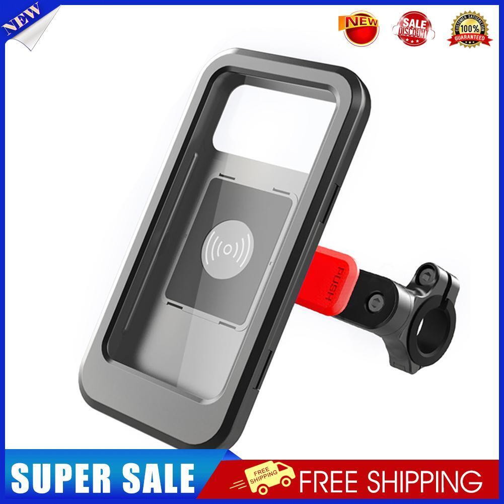 Bicycle Scooter Handlebar Phone Case Holder Wireless Charging Phone Bracket
