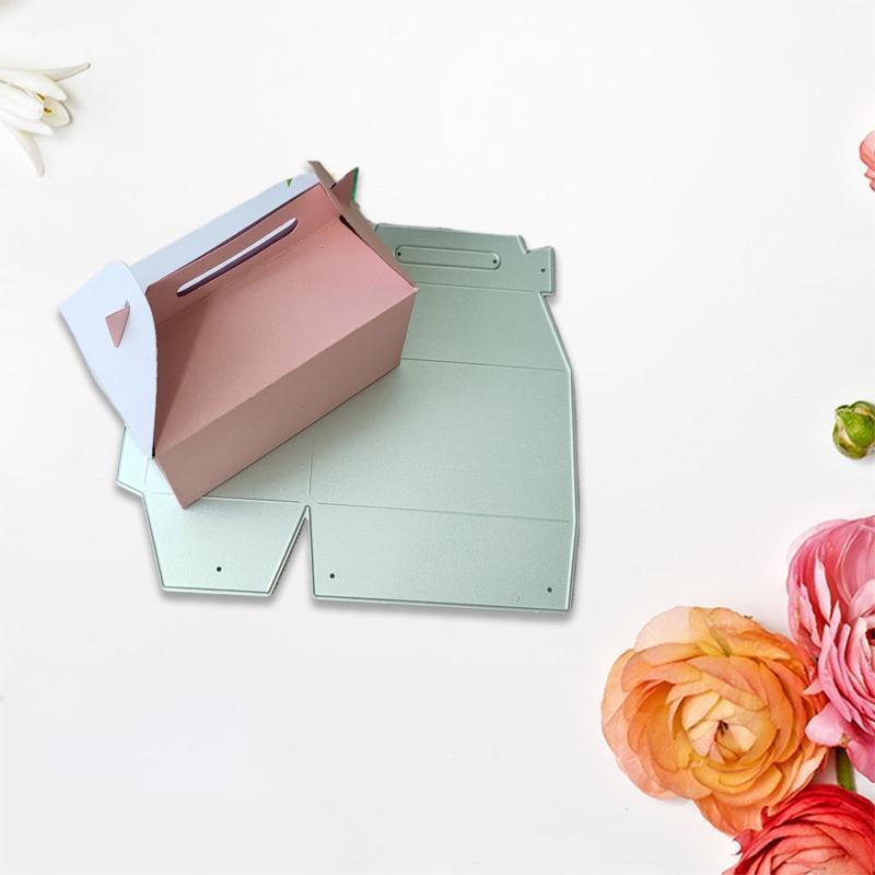 Exquisite Gift Box Cutting Die Stencils for DIY Scrapbooking Diary Embellishment