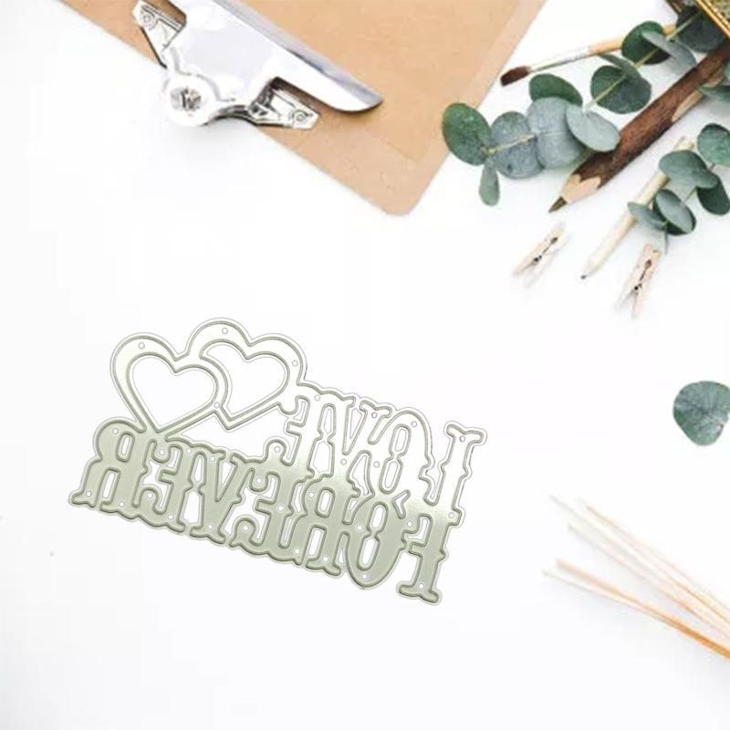 Metal Cutting Dies Carbon Steel Love Heart Stencils for Card Making Album Decor