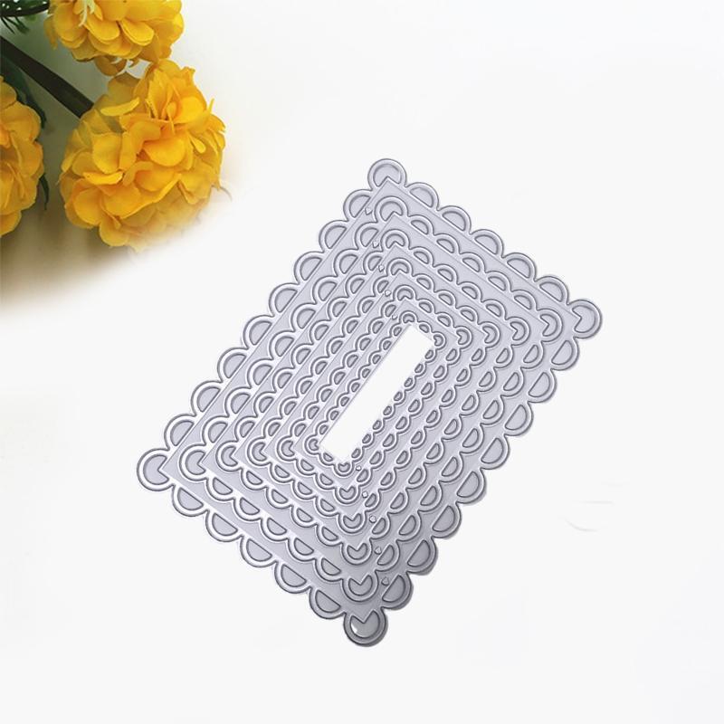 Rectangle Frames Metal Cutting Dies Stencil DIY Scrapbooking Album Paper Card