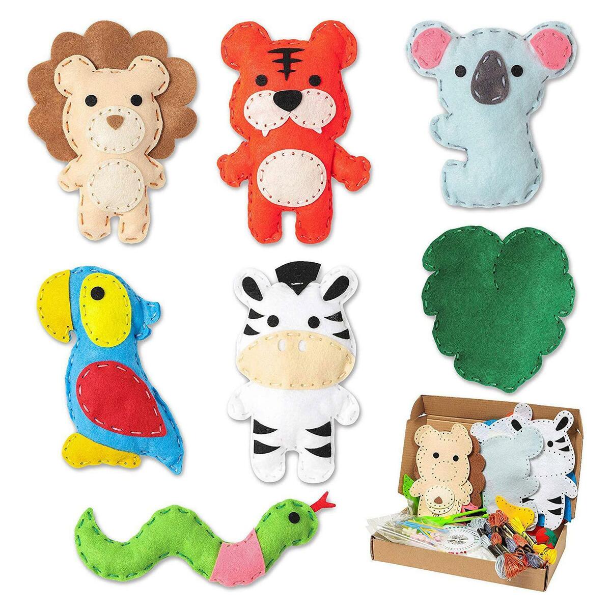 Animals Sewing Craft Kit  Creative   Educational Sewing Set