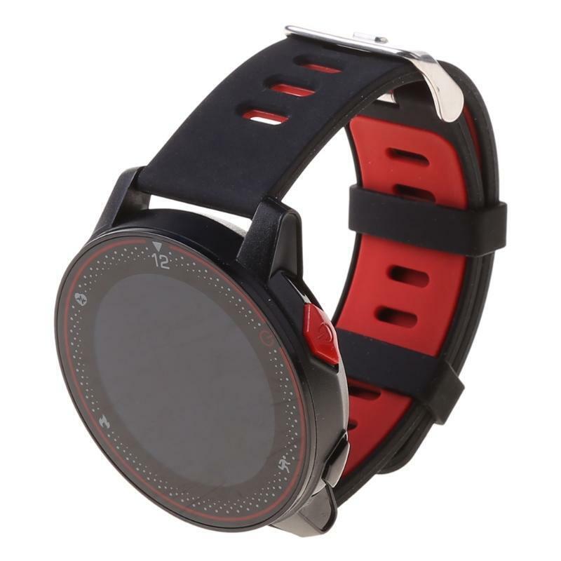 R18 Smart Watch IP68 Waterproof Sport Fitness Tracker Heart Rate Monitor Men Red
