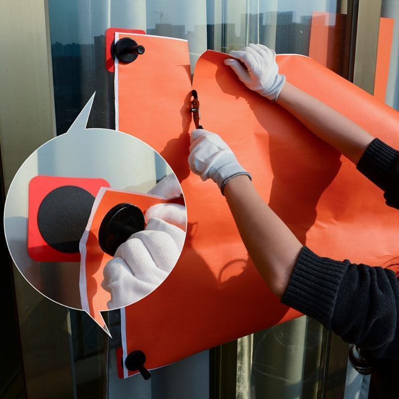 Metal Silicone Magnetic Adsorptive Sheet Free Hands Fixing Vinyl Film Tool