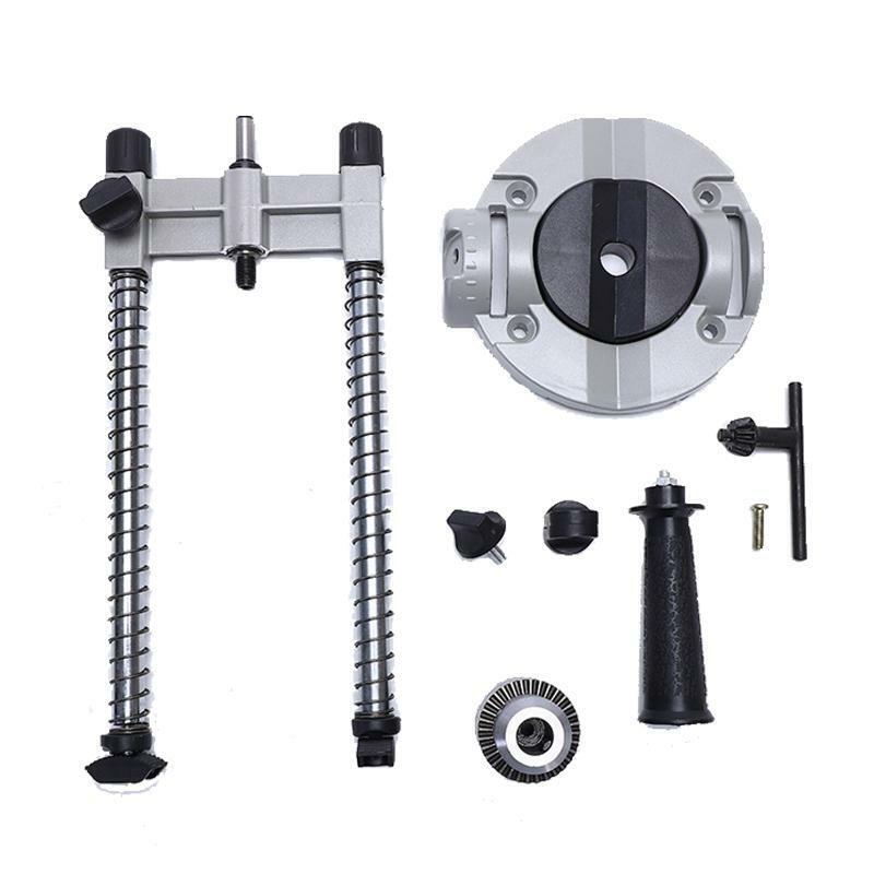 Stable Clamp Base Frame Holder Bracket with Chuck Drill Holder Stand 45-90°