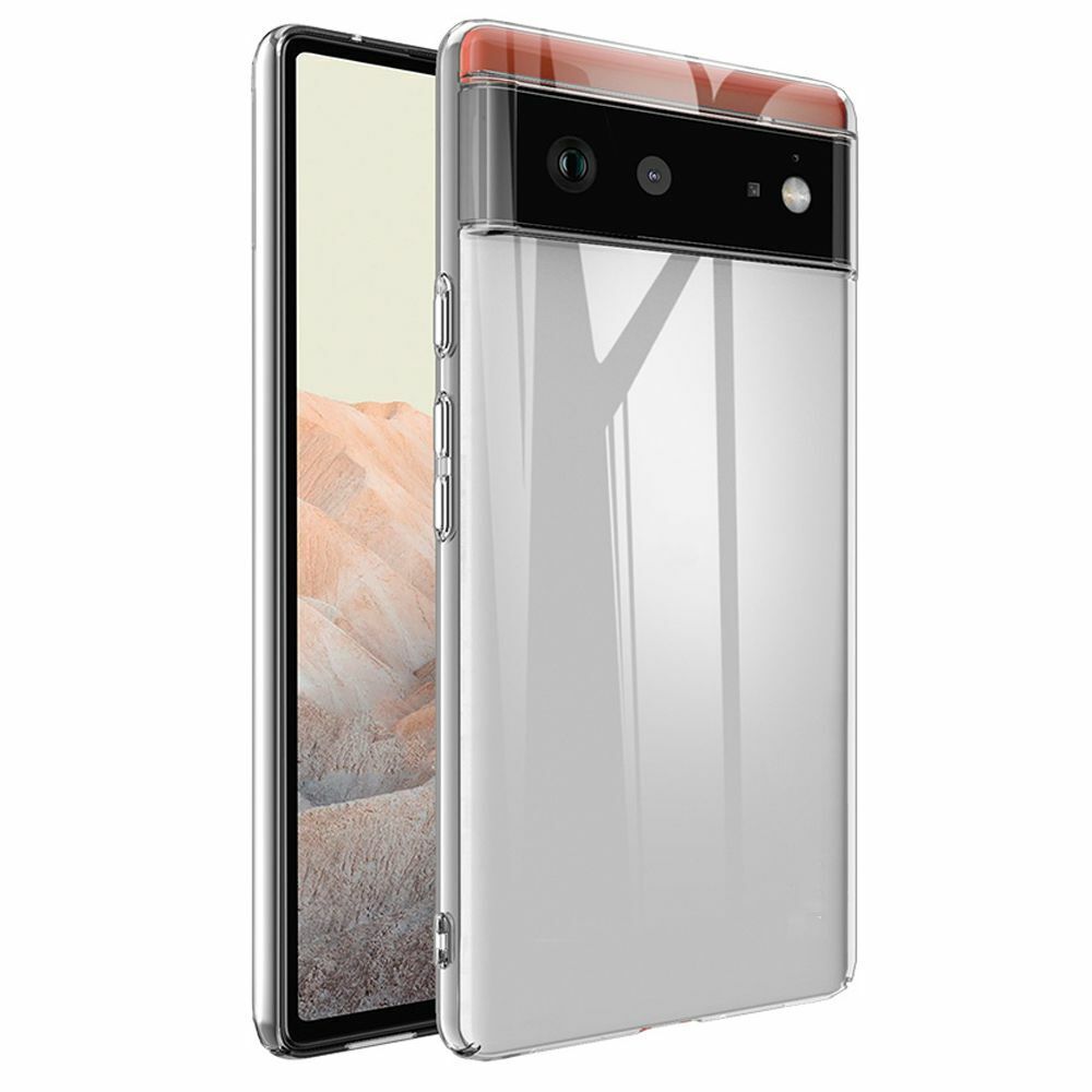 Hard PC Shockproof Back Bumper Shell Clear Case For Google Pixel 6/Pixel 6 Pro