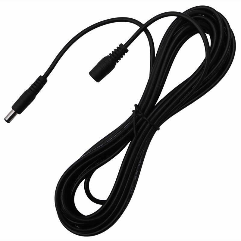 5.5mm x2.1mm Female To Male Adapter DC Power Extension Cord Lead Connector Cable
