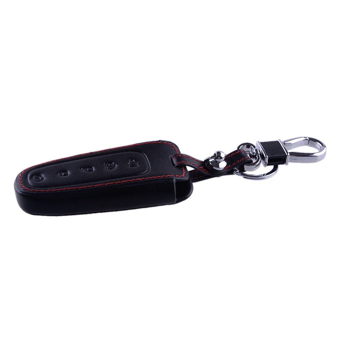 1pcs PU Leather Remote Key Fob Keychain Shell Case Fit For Ford Lincoln MKS MKT