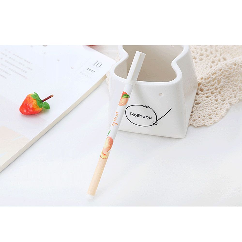 Gifts School Cute Office Supplies Student Peach Pattern Stationery Gel Pen