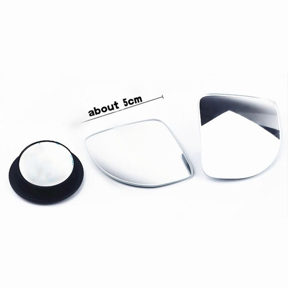 Motorcycle Accessories Convex Blind Spot Mirror 360 Degree Rotation HD Glass