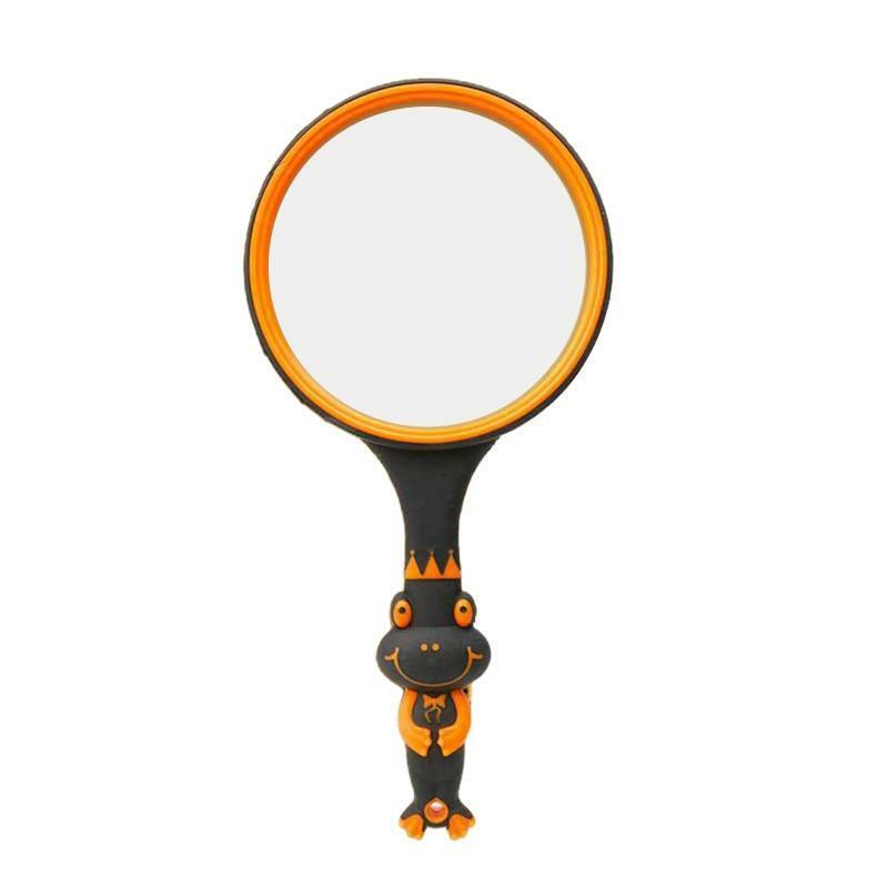 Handheld Reading Magnifier 105mm Magnify Glasses Lens Non-Slip Soft Handle Gift