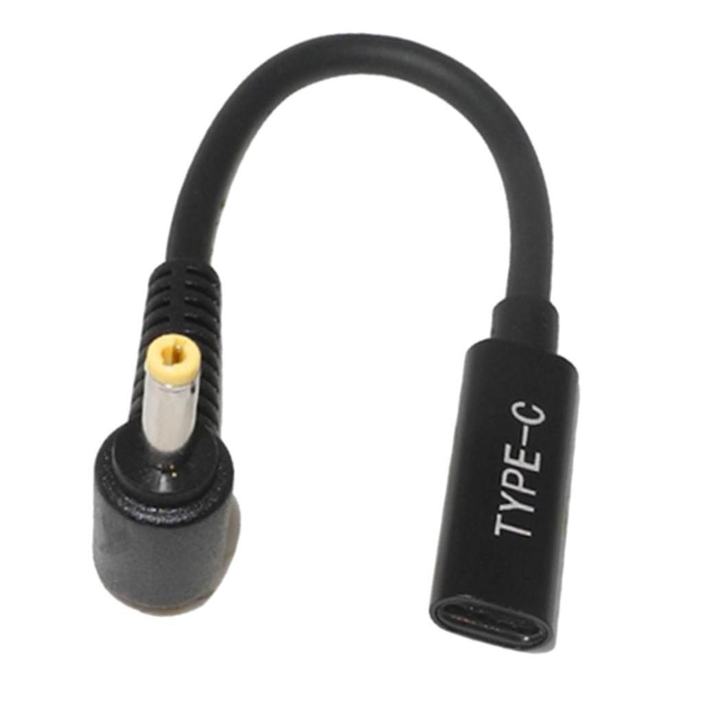 Type-C Female To Male Elbow With PD Chip Short Interface Laptop Adapter