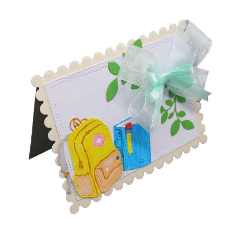 School Bag Backpack Metal Cutting Dies Stencil DIY Scrapbooking Album Stamp Card