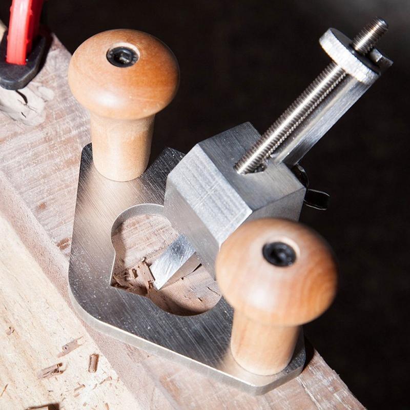 Handheld Router Plane with Comfortable Wooden Handle Practical Woodworking Tool