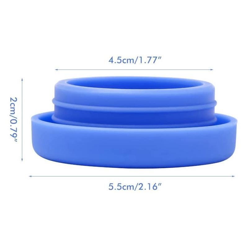Anti Splash Water Jugs Silicone Cap No Spill Top Lid Cover Fits 55mm Bottles