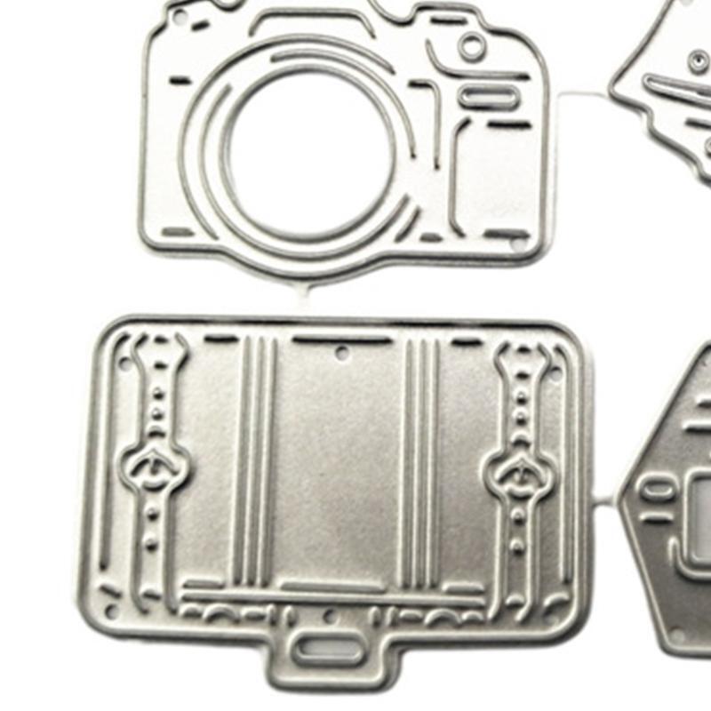 Plane Ship Camera Car Metal Cutting Dies Stencil DIY Scrapbooking Embossing Mold