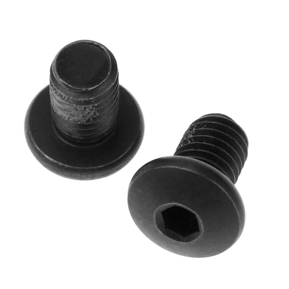 Pack of 8Pcs Steel Socket Hex Head Skating Screw 8mm with Gaskets for 4mm Wrench