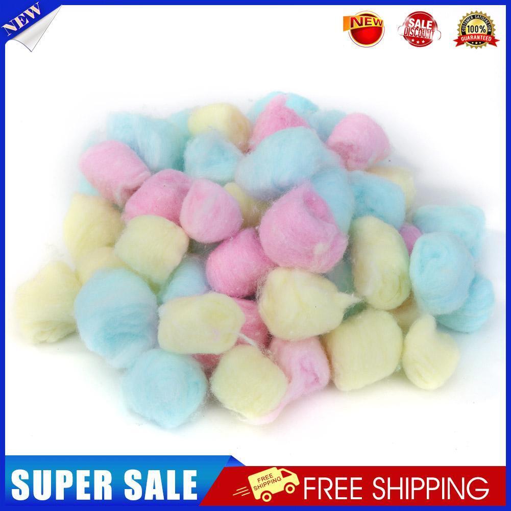 100pcs Colorful Winter Keep Warm Cotton Balls Cute Cage Filler (Multicolor)