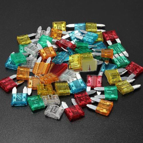 60PCS Auto Car Truck Mini Fuse Blade Mixed Set Kit 5A 10A 15A 20A 25A 30A