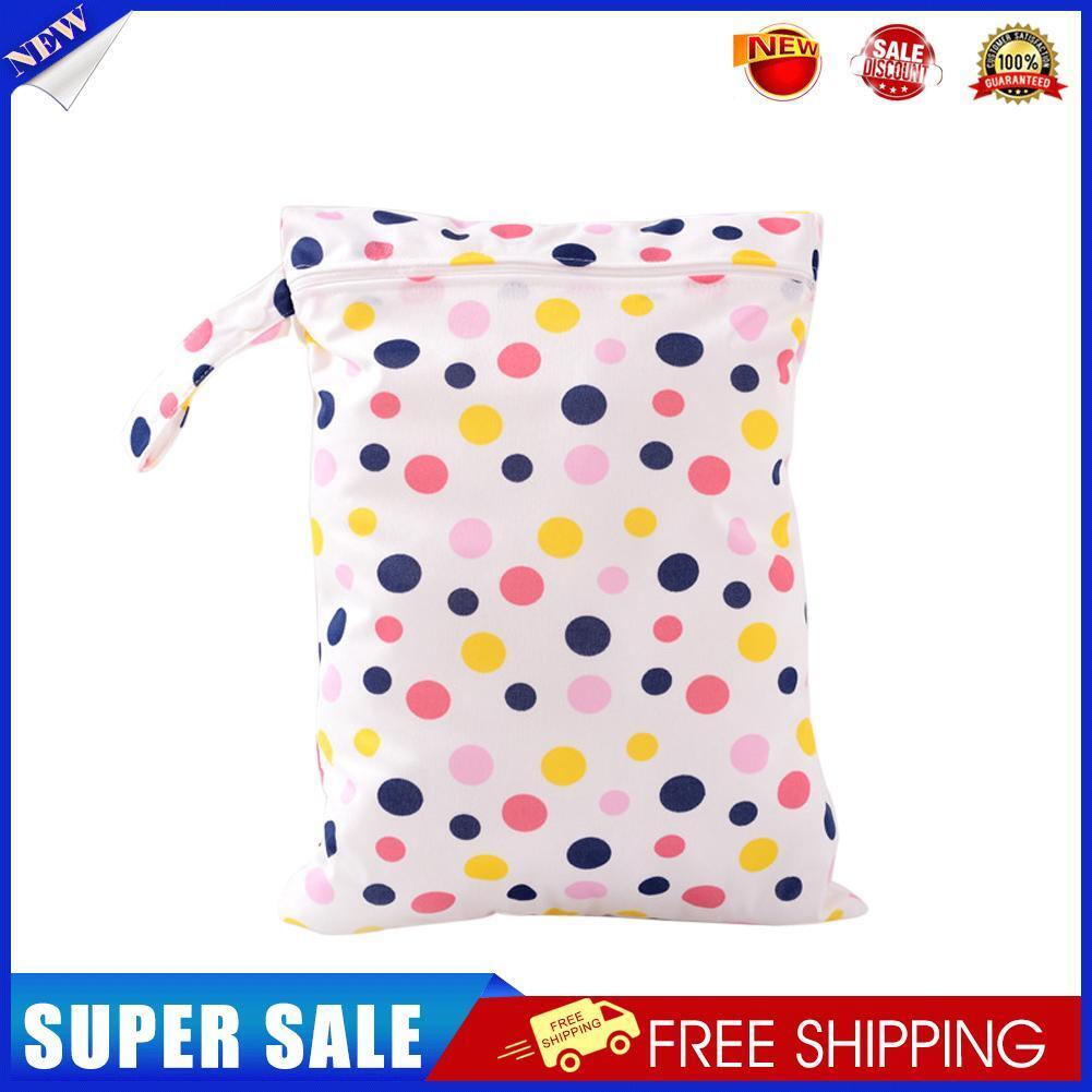 Baby Diaper Bags Character Print Changing Wet Bag Baby Cloth Diapers