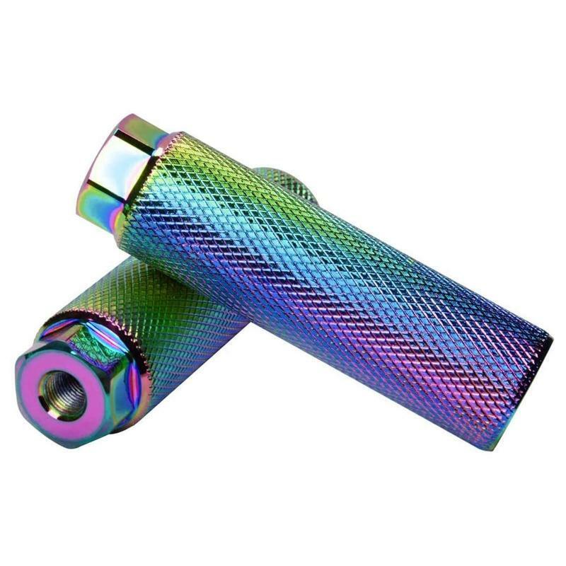 2PC 3/8 Inch - 26 Teeth Aluminum Bicycle Pegs Galvanized Finished for MTB Bike