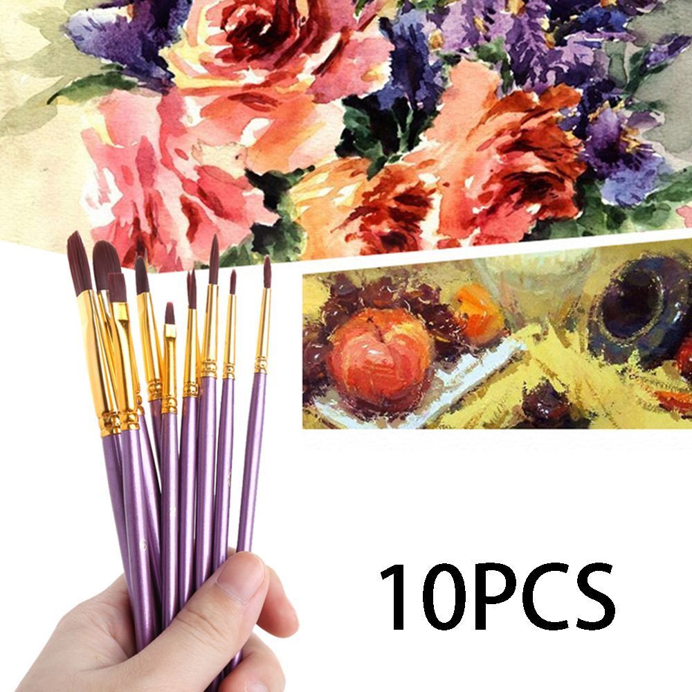 Art Supplies Artist Paintbrush Watercolor Pen Oil Painting Brush Nylon Hair