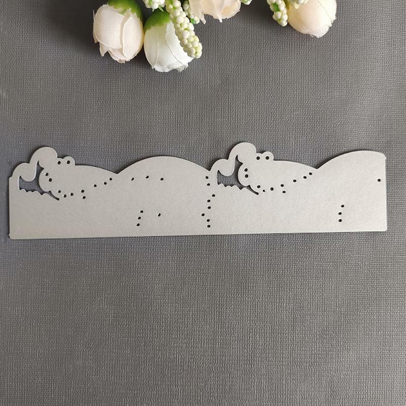 Sea Waves Shape Carbon Steel Cutting Dies DIY Scrapbooking Photo Album Embossing