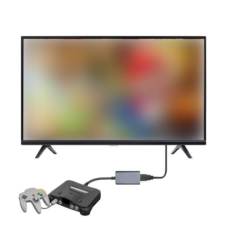 480P HDMI-compatible LineDoubler Adapter ConverterN64/NGC/SNESS-video/Composite