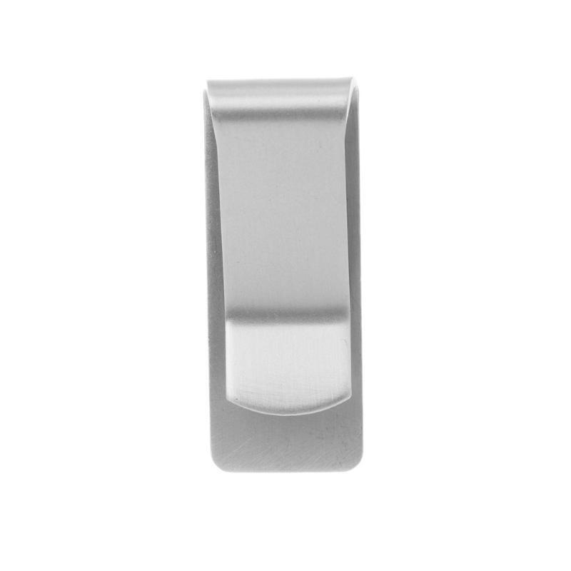 New Stainless Steel Money Clip Durable Metal Pocket Holder Wallet Credit Card