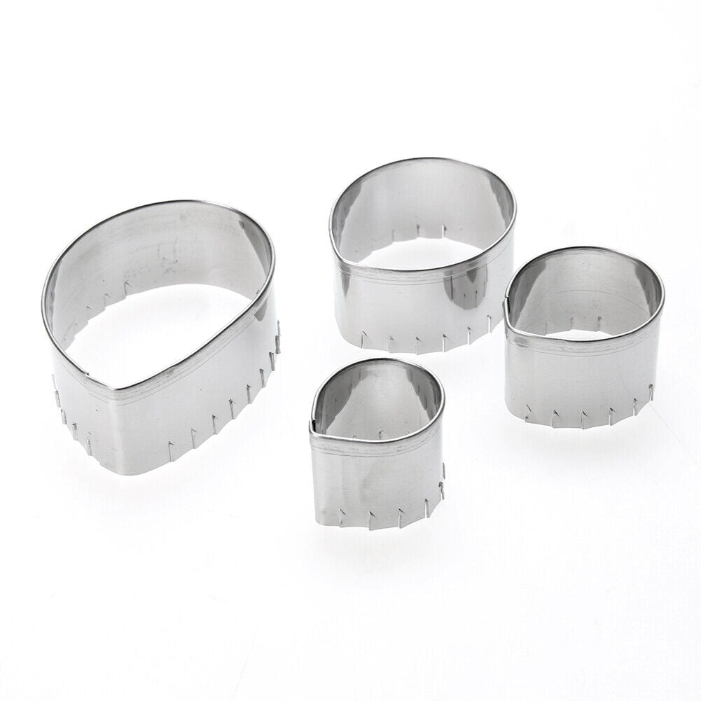 Rose Cutter Set Stainless Steel Fondant Molds Cake Decorating Moulds