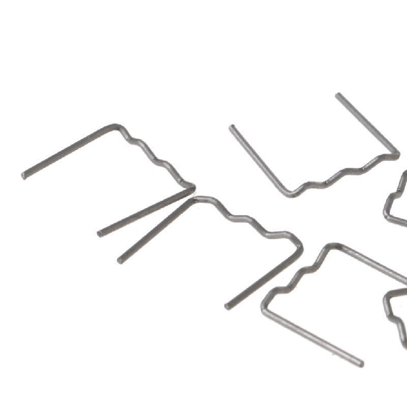 100 Pcs Wave Flat Hot Staples for Plastic Stapler Repair Welder 0.8mm Hot Staple