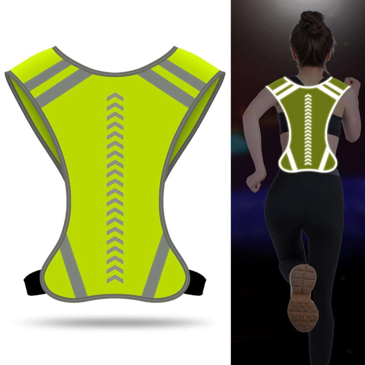 Reflective Vest Men Women Night Riding Vest for Outdoor Activities Walking